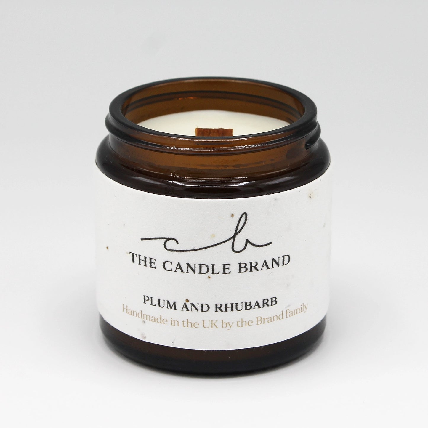 Plum and Rhubarb Burn then Bloom Candle